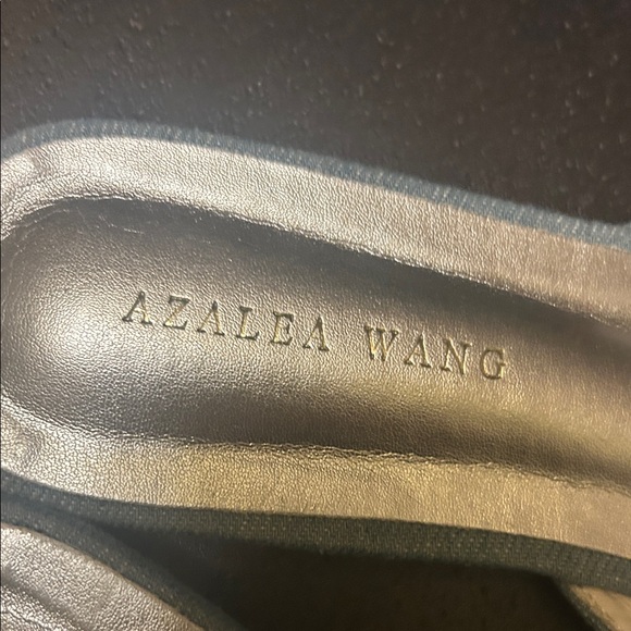 Sparky Sky Blue Slip-On Mules with Silver Accents - Picture 2 of 6